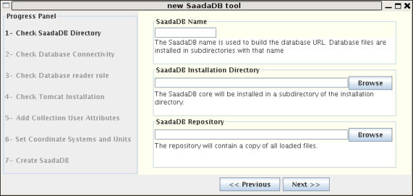 New SaadaDB : Panel 1