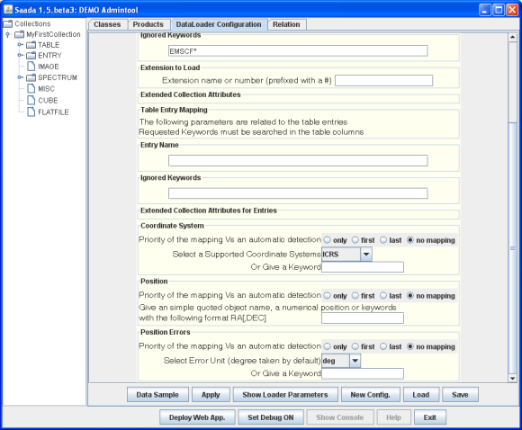Entry Configuration Entry Configuration